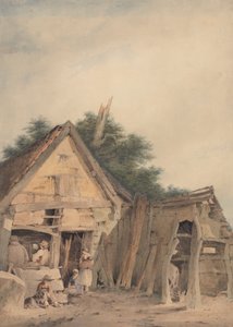 A loja do ferreiro, Hingham 作： John Crome