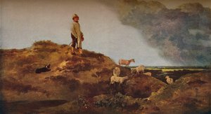 Mousehold Heath、Norwich付近、c1812で表示します。 作： John Crome