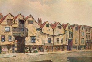 バーモンドジーストリート、ロンドン、バーモンドジー、1886年1926年の古代の長屋。 作： John Crowther