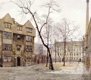 バーナーズ・イン、ロンドン、1888年 作： John Crowther