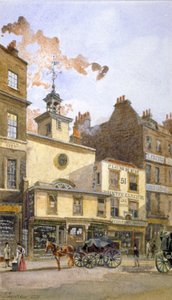 ロンドン市ビショップスゲートにある聖エセルブルガ・ザ・ヴァージン教会、1880年 作： John Crowther