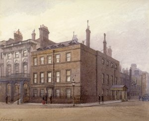 ロンドン、ウェストミンスター、セントジェームズスクエアとキングストリートの角にあるクリーブランド・ハウス（1893年