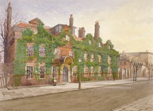 フェアファックスハウス、ハイストリート、パトニー、ロンドン、1887 作： John Crowther