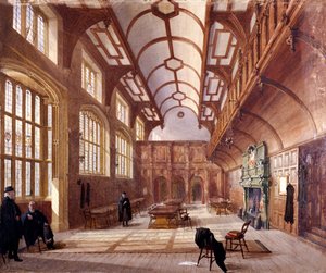 1885年、ロンドンのチャーターハウスの内部