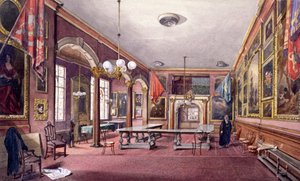 ペインター・ステナーズ・ホールの内部、ロンドン、1888年 作： John Crowther