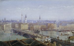 ロンドン橋とロンドン市、1892 年 作： John Crowther