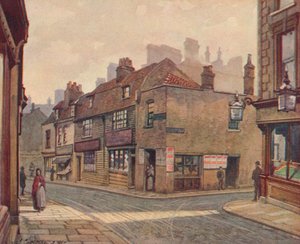 スノーフィールズの古い家屋、バーモンドジー、1887 1926 作： John Crowther