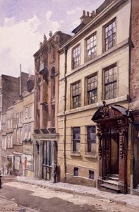 1888年、ロンドンのリトル・トリニティ・レーンにあるペインター・セッターズ・ホール 作： John Crowther
