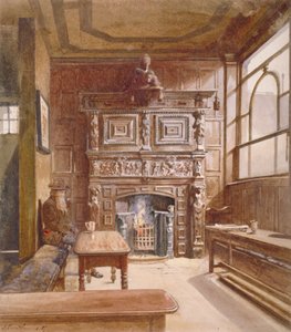 1887年、ロンドン、イズリントン、エセックス・ロードのクイーンズ・ヘッド・インのパーラー（Parlour of the Queen
