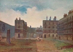 Queens Bench Prison-The Prisoners Yard、Borough High Street、Southwark、London、1879 1926 作： John Crowther