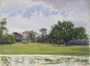 ターレットハウスの側面図、ランベス、1880 作： John Crowther
