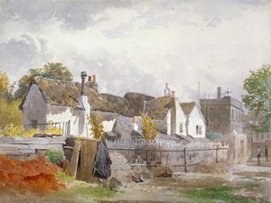 シンダーコムズ・コテージ、シェパーズ・ブッシュ、ハマースミス、ロンドン、1890年 作： John Crowther