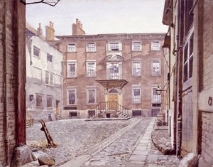 クリストファー レン卿の家、ボトルフ レーン、ロンドン、1886 年 作： John Crowther