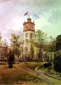 南西部の風景 St. Giles, Cripplegate 作： John Crowther