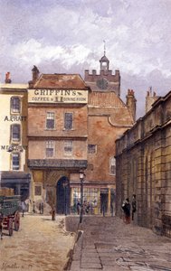ロンドンのセント・バーソロミュー・プライオリー、1881年 作： John Crowther