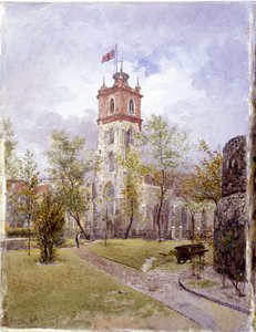 クリプルゲートのないセント・ジャイルズ、ロンドン、1882年 作： John Crowther