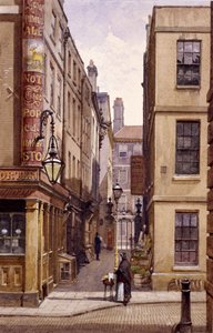 Stag Public House, Devereux Court, London, 1887年 作： John Crowther