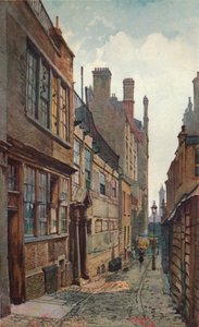 ストランドレーン、川に向かって見る、1926 作： John Crowther