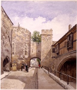 ロンドン塔、ロンドン、1883 作： John Crowther