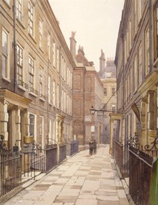 キャサリン・コートの眺め、タワー・ヒル、ロンドン、東向き、1886年 作： John Crowther