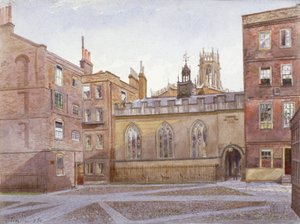 クリフォーズ イン アンド ホールの眺め、ロンドン、1884 年