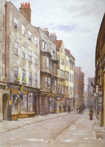 ホリーウェル ストリートの西側の眺め、ウェストミンスター、ロンドン、1882 年 作： John Crowther