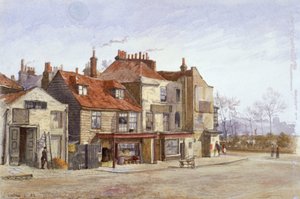 ロンドン、チェルシー、ローレンス・ストリートの眺め（1882年 作： John Crowther