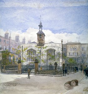 セントヘレンズ教会、ビショップスゲート、ロンドン市、1883年の眺め 作： John Crowther