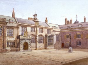 サットンの年金生活者ホールの眺め、チャーターハウス、ロンドン、1885年