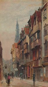 ニューインゲートウェイ、ロンドン、c1880から東を見て、ウィッチストリート、ウェストミンスターのビュー 作： John Crowther