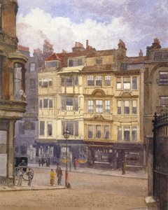 1880年、ロンドン、ウェストミンスター、ストランド164-165番地の眺め 作： John Crowther