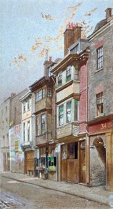 グレイズ イン ロード 36 番と 38 番の眺め、ロンドン、1879 年。 作： John Crowther