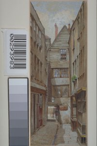 ヨークコーヒーハウス、ビショップズコート、チャンスリーレーン、c.1880のビュー 作： John Crowther