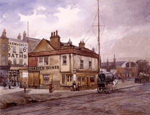 Vine Tavern, Mile End Road, Stepney, London, c1883 作： John Crowther