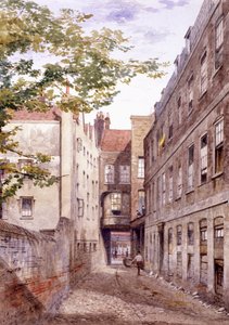 ホワイトホースイン、フェッターレーン、ロンドン、1882 作： John Crowther