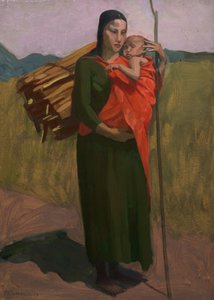アイルランドの農民女性 作： John Currie