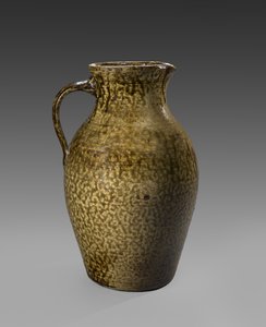 投手、c。 1850-1883（アルカリ釉石器）