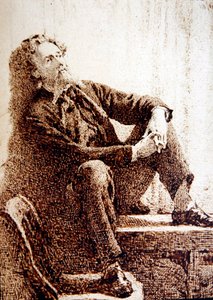 チャールズ・キーンの肖像 作： John Dawson Watson