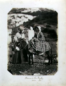 エレノアとそのロバ 作： John Dillwyn Llewelyn