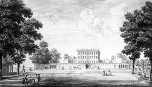 バックスの郡にあるクリーブデン邸のガーデンフロント、1753年