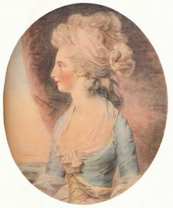 メアリーイザベラ、ラトランド公爵夫人、c1781 作： John Downman