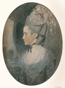 ジョンモートロックニーハリソン夫人、c1780 作： John Downman