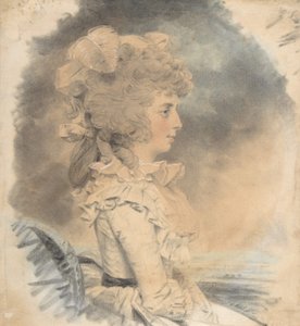 パーマー夫人、1785年 作： John Downman