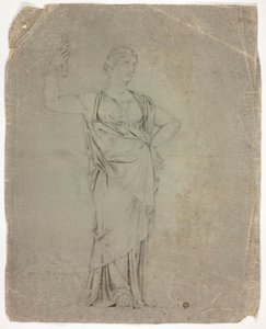 立っている女性像の古代の像 作： ジョン・ダウンマン