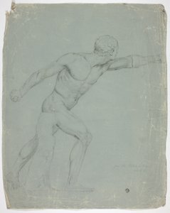 ローマの像からのボルゲーゼ剣闘士 作： John Downman