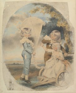 ダイソン家の子供たち、1787年 作： John Downman
