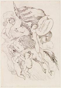 フライングホース（銅版画 作： John Duncan