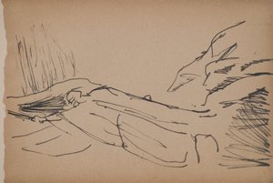 無題（ペンとインク） 作： John Duncan