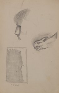 無題 [鉛筆スケッチ] (鉛筆) 作： John Duncan