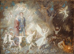 魔女の森のヨリンダとヨリンゲル、1910 作： John Duncan